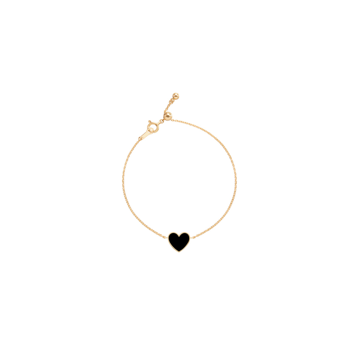 RADLEY Charm Avenue 18カラットGPファインハートブレスレット リバーシブルハートブレスレット(レッド/ブラック/ホワイト