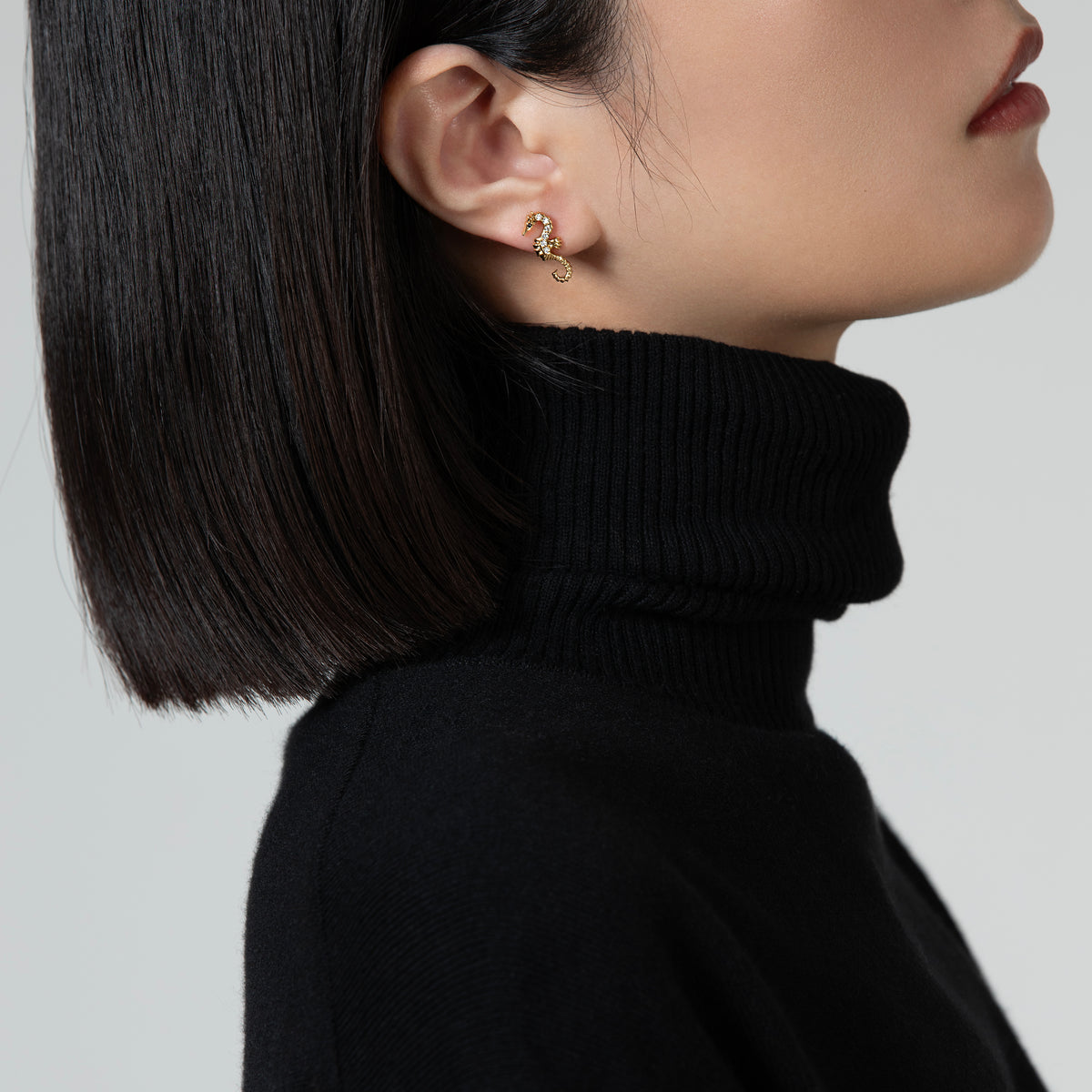 たつのおとしごピアス – Bijou de M
