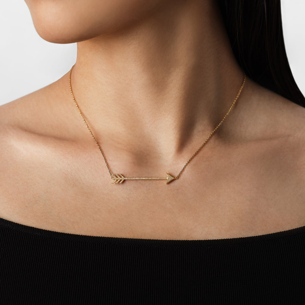 Bijou de M キューピットネックレス Arrow necklace キューピットネックレス – Bijou de M