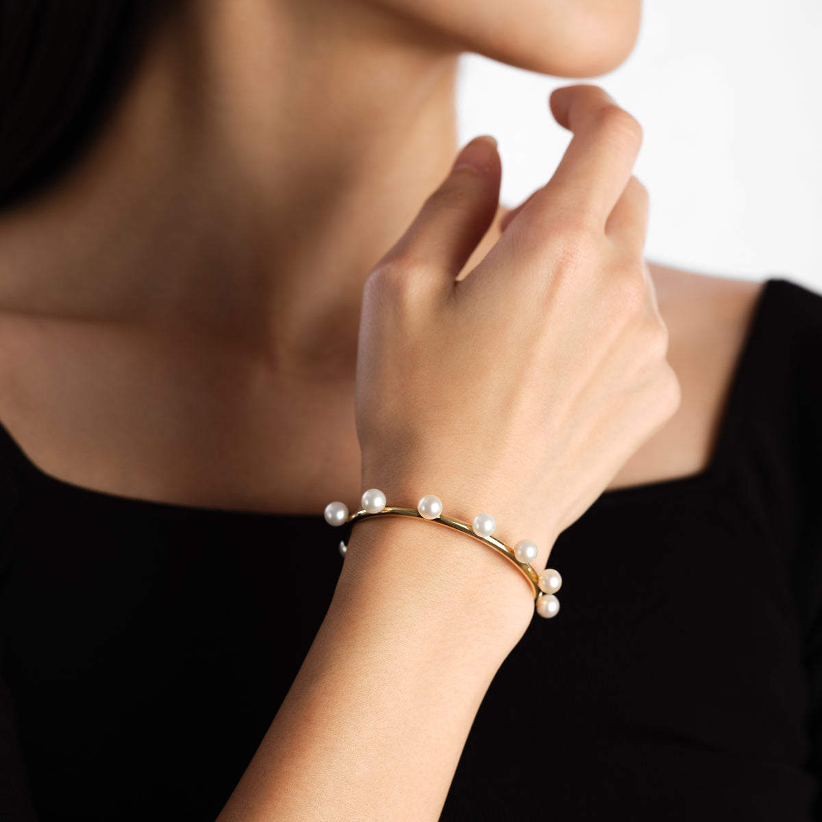 グランド牧場 セレクトセール ドットパールバングル – M de Bijou アクセサリー