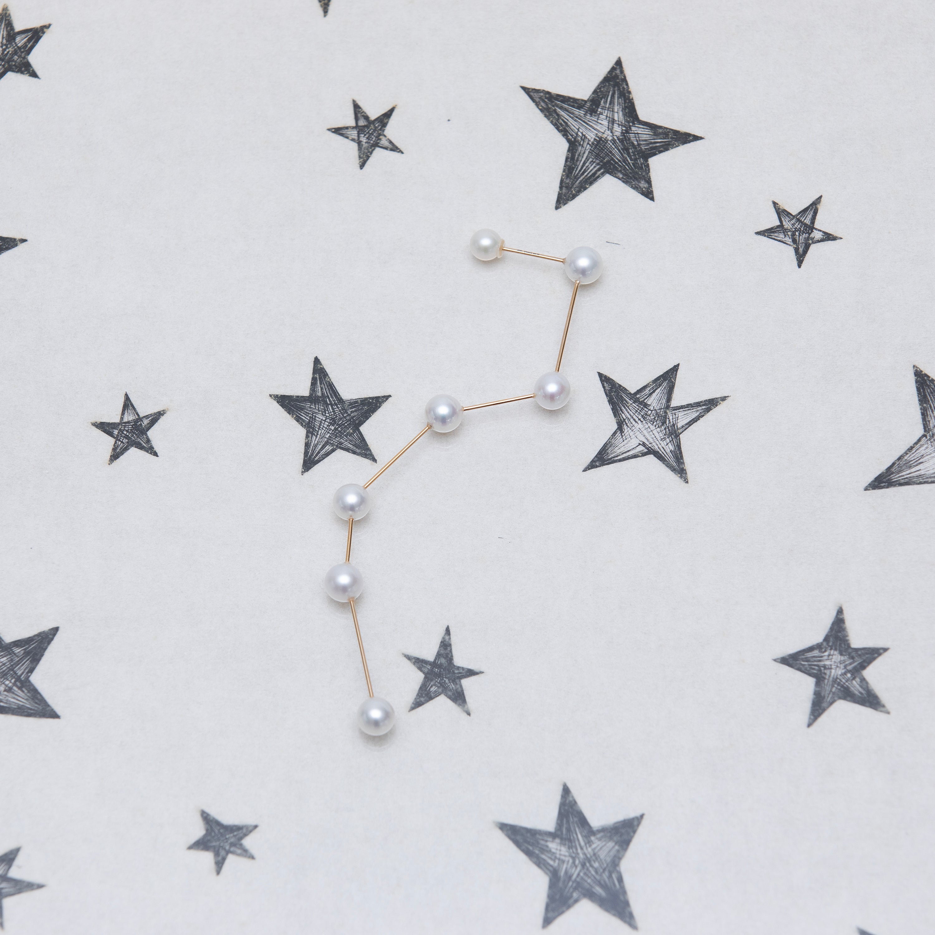 北斗七星パールピアス – Bijou de M