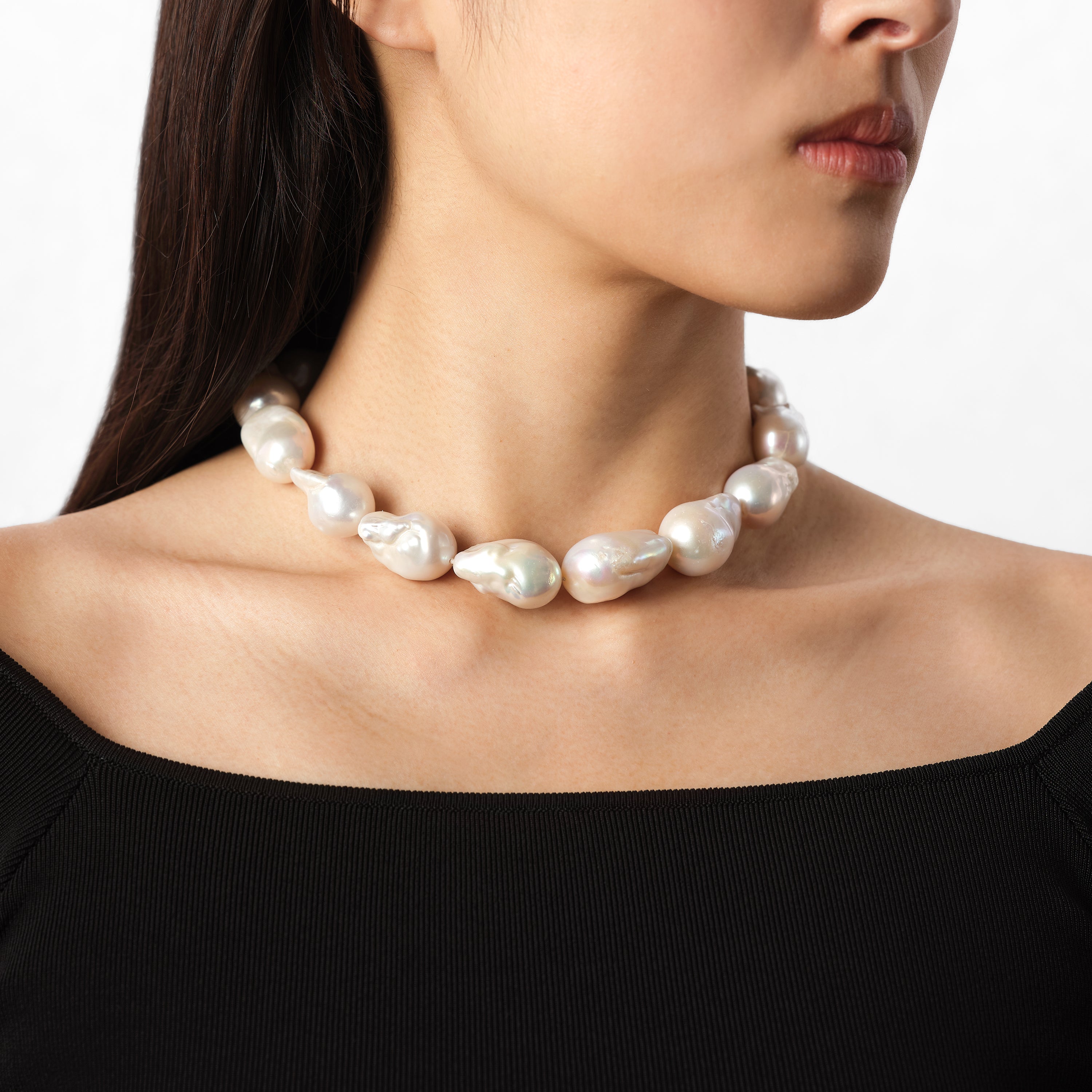 ビジュードエムビジュードエム Bijou de M Pearl Choker - ネックレス