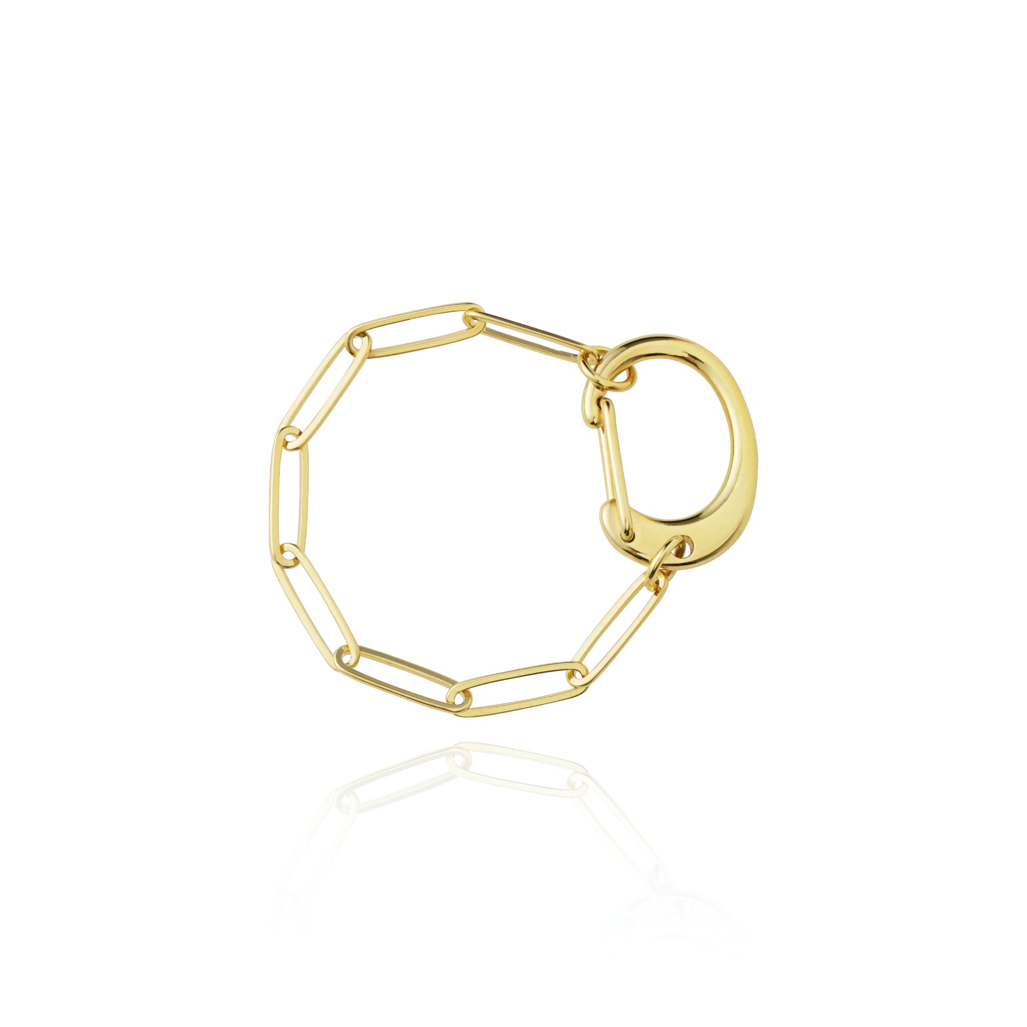 bijou ブレスレット カラビナ×チェーンブレスレット – Bijou de M