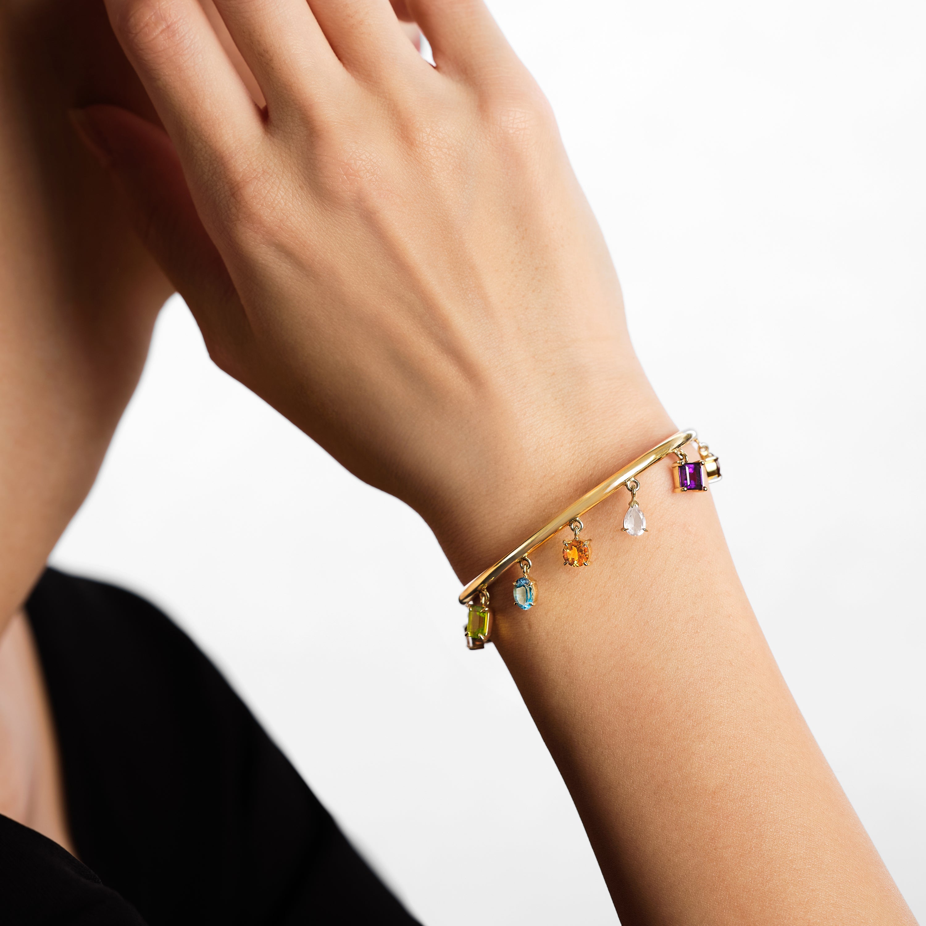 BijoudeM カラーストーンバングル Color Stone Bangle-